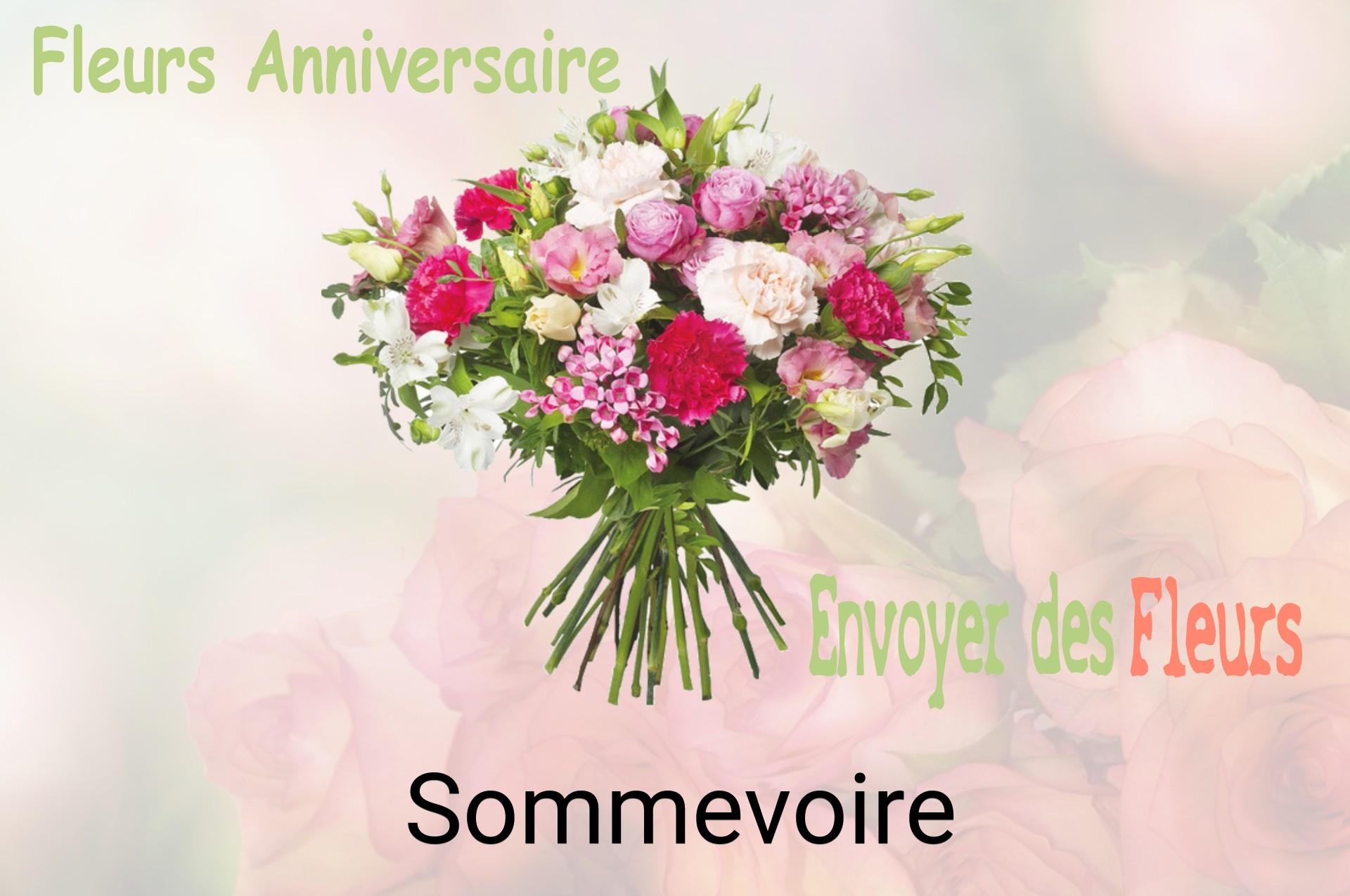 Bouquet de fleurs d’anniversaire livré à Sommevoire
